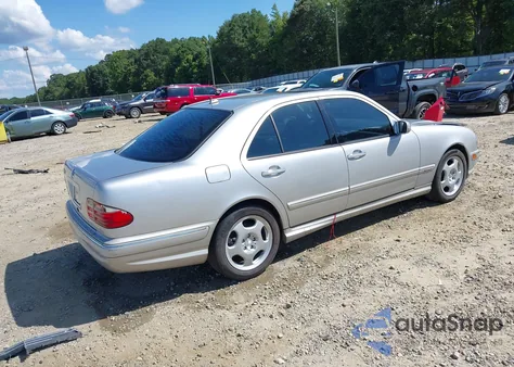 2001 Mercedes-Benz E 430 из США, поврежденный, VIN WDBJF70J21B317125
